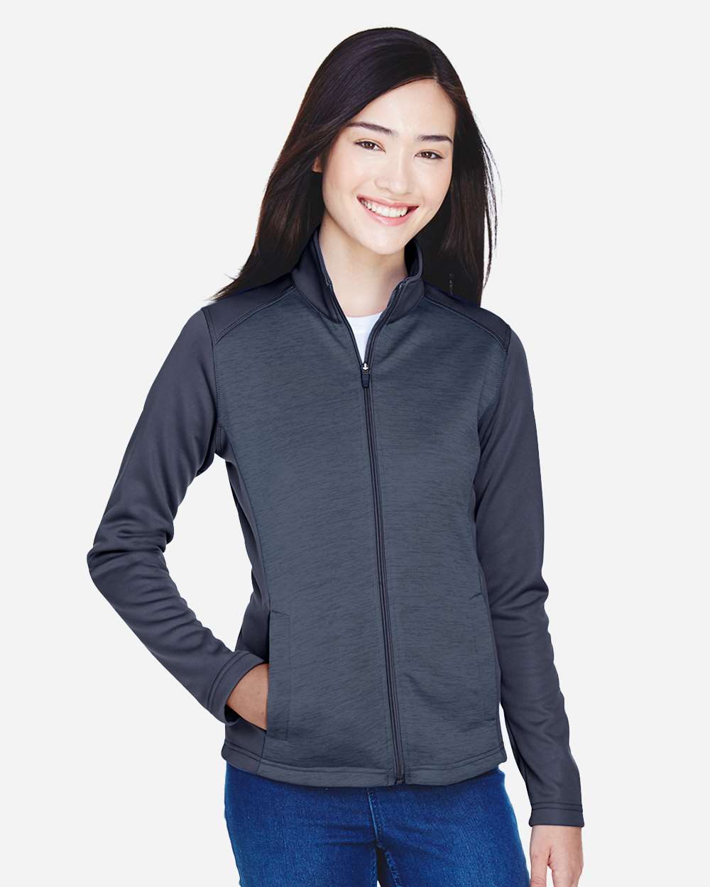 Devon and Jones Heathered Colorblock Jacket