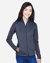 Devon and Jones Heathered Colorblock Jacket