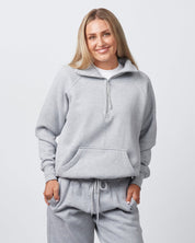 Enza Women's Half Zip Fleece Sweatshirt