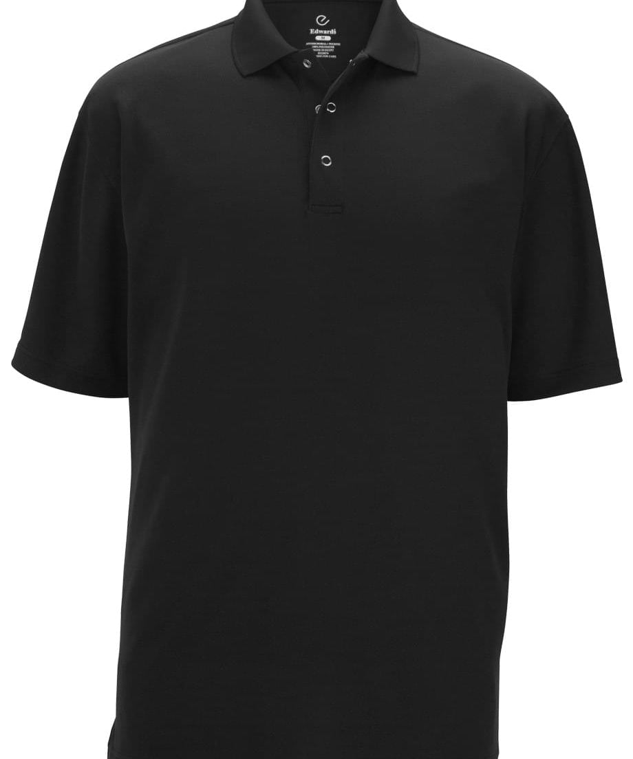 Unisex Food Service Mesh Polo With Snap Front