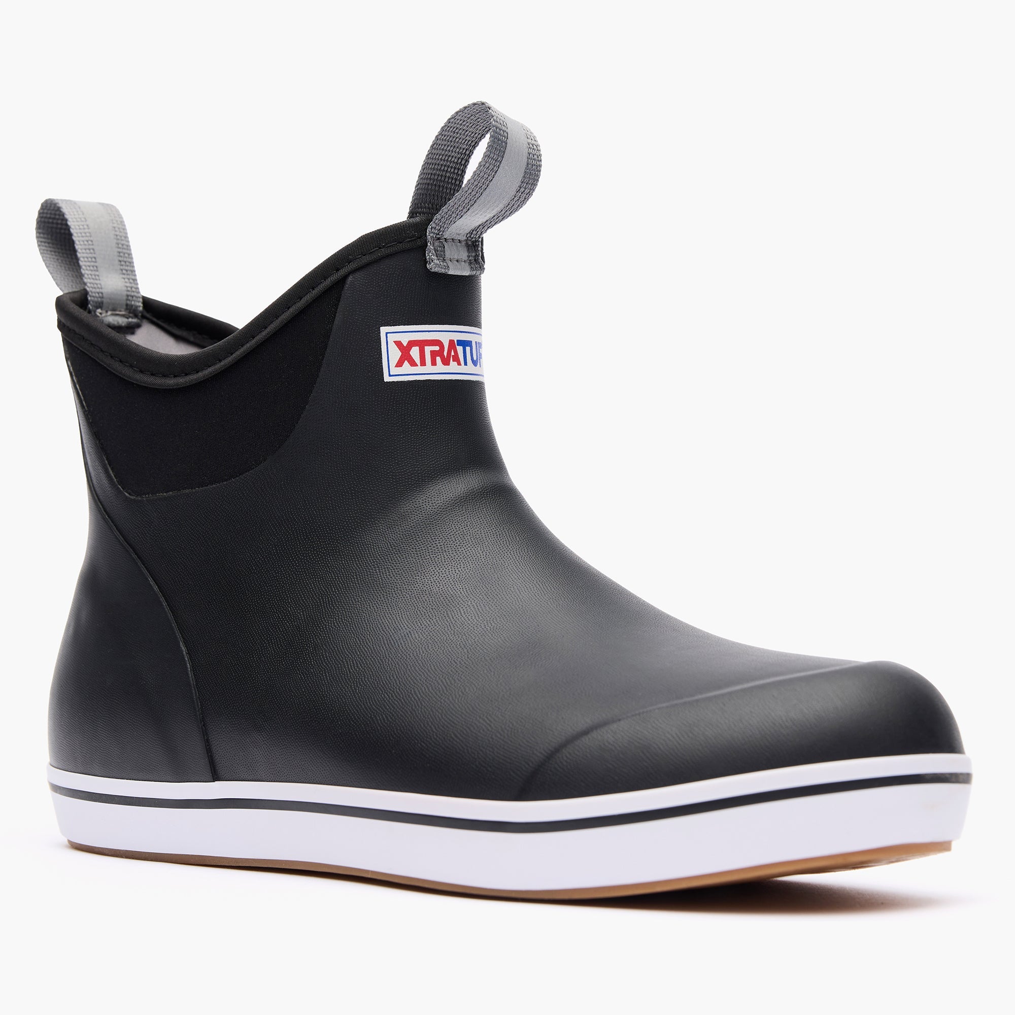 XTRATUF Women's Ankle Deck Boot Black