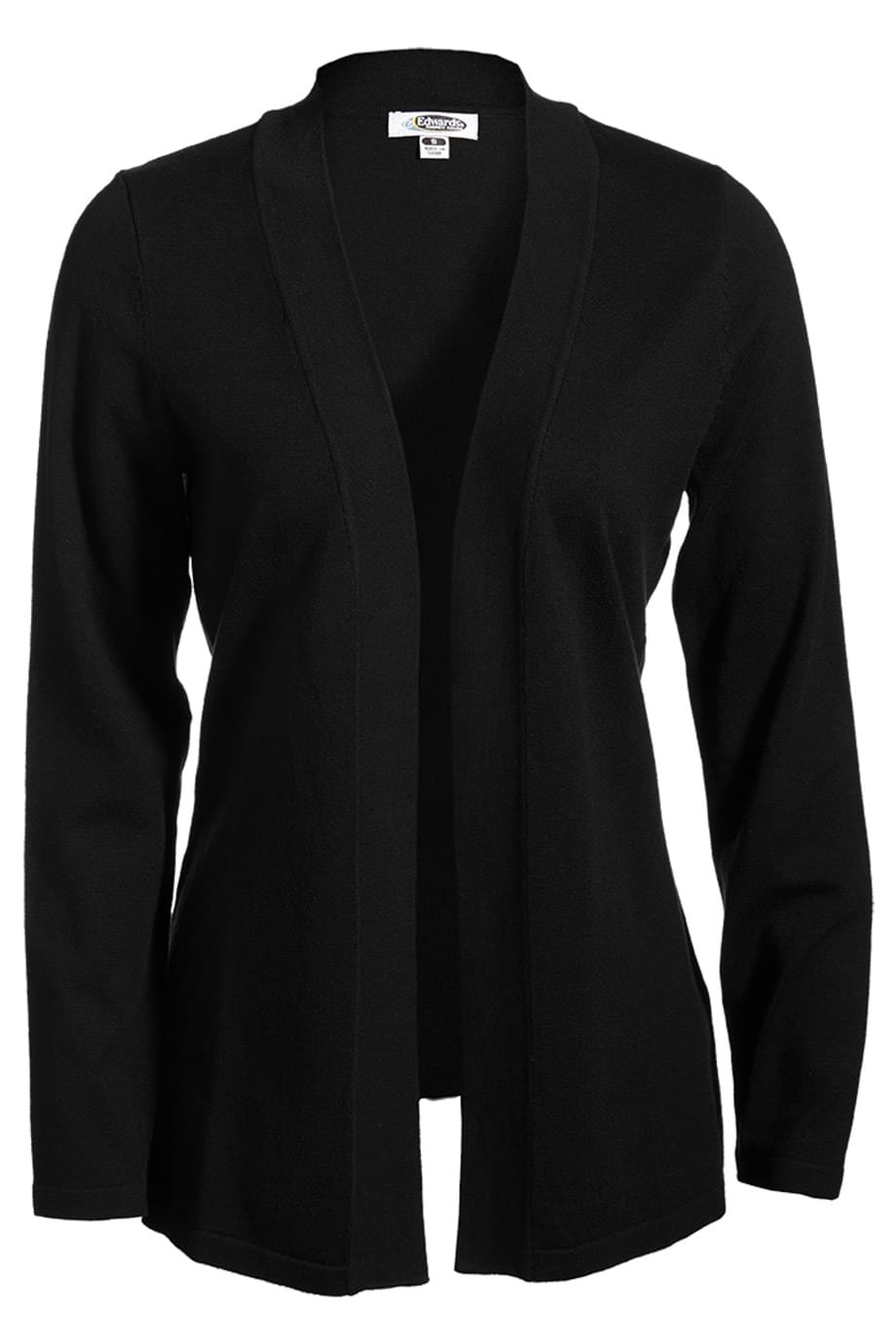 Ladies Shirttail Open Cotton Cardigan