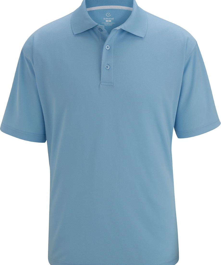 Edwards Men's Hi-Performance Mesh Polo Shirt