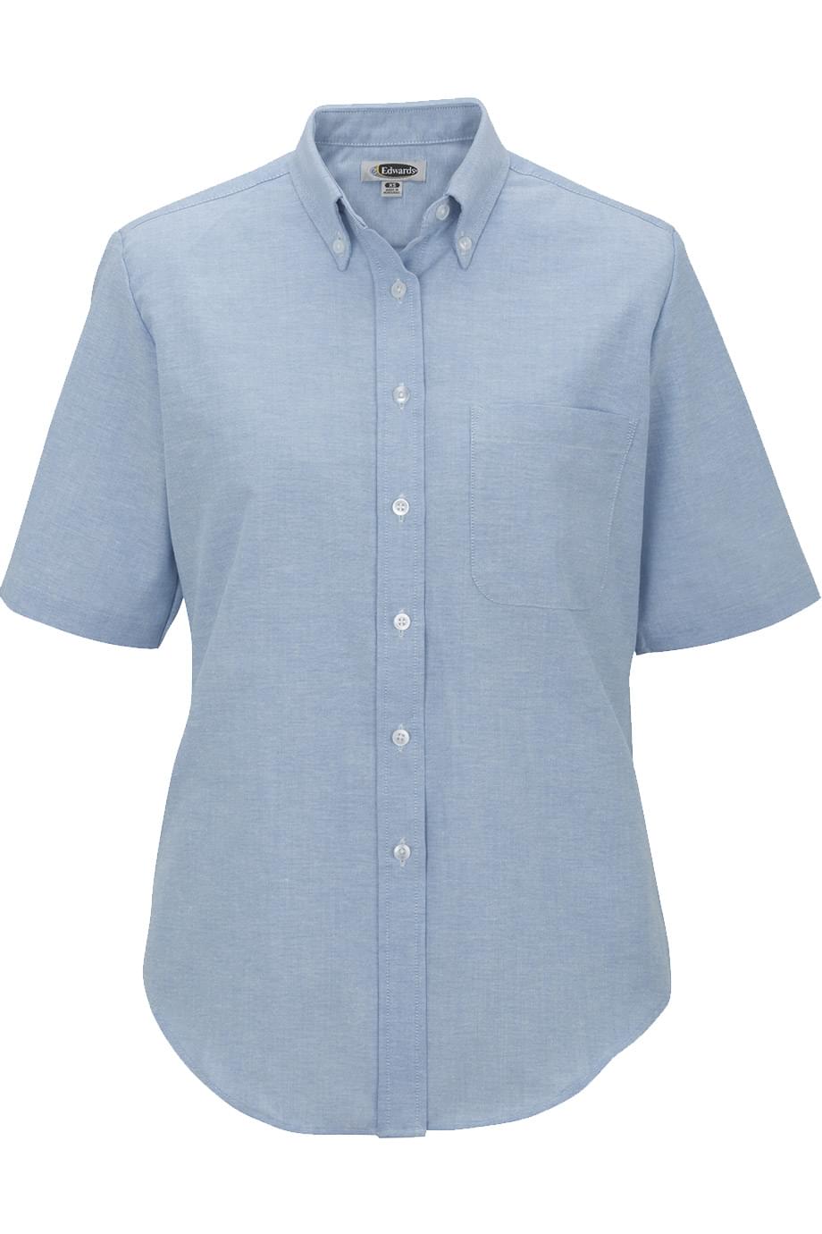 Edwards Women's Short Sleeve Oxford Shirt