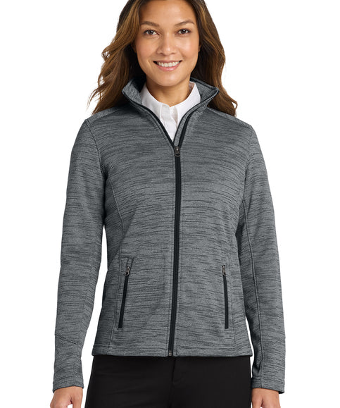 Port Authority Women's Digi Stripe Fleece Jacket