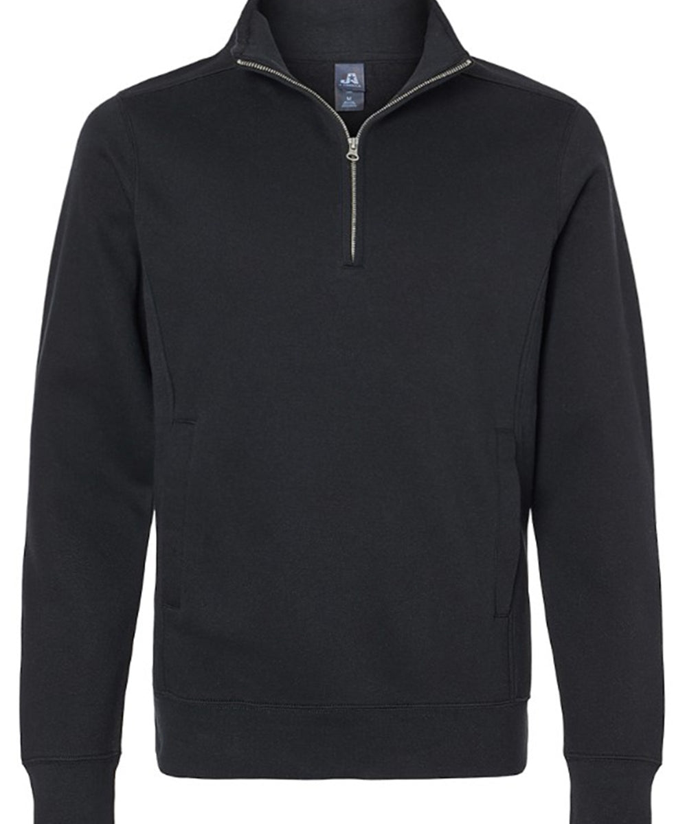 4 Zip Fleece Sweatshirt with Knit Side Panels