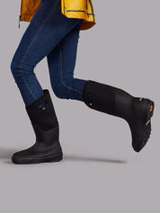 Bogs Women's Classic High with Handles Black