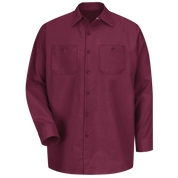 Red Kap Men's Long Sleeve Industrial Work Shirt
