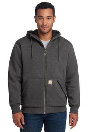 Unisex Midweight Thermal-Lined Full Zip Sewatshirt