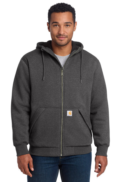 Unisex Midweight Thermal-Lined Full Zip Sewatshirt