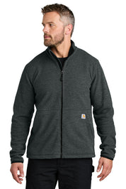Carhartt Men's Textured Full Zip Fleece Jacket