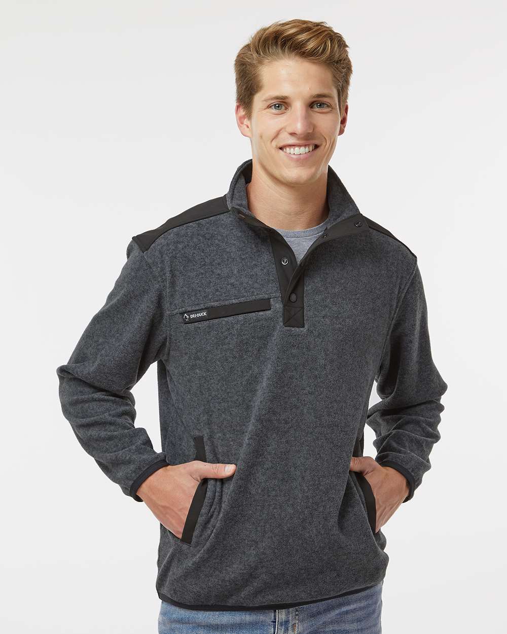 Dri Duck Men's 1/4 Snap Sweatshirt