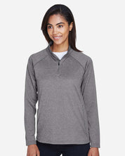 Devon and Jones Tech-Shell Women's 1/4 Zip Pullover