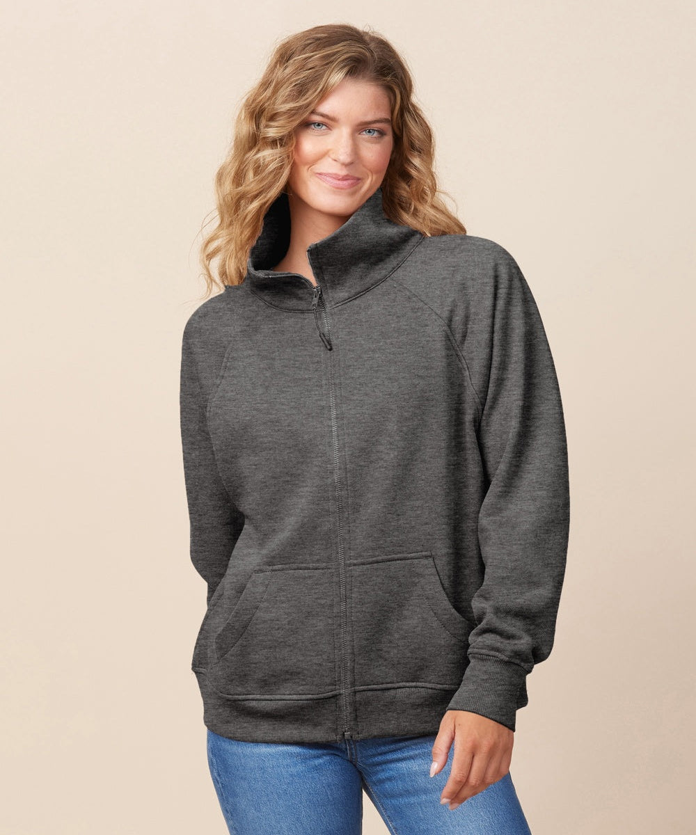 Enza Cadet Collar Full Zip Jacket