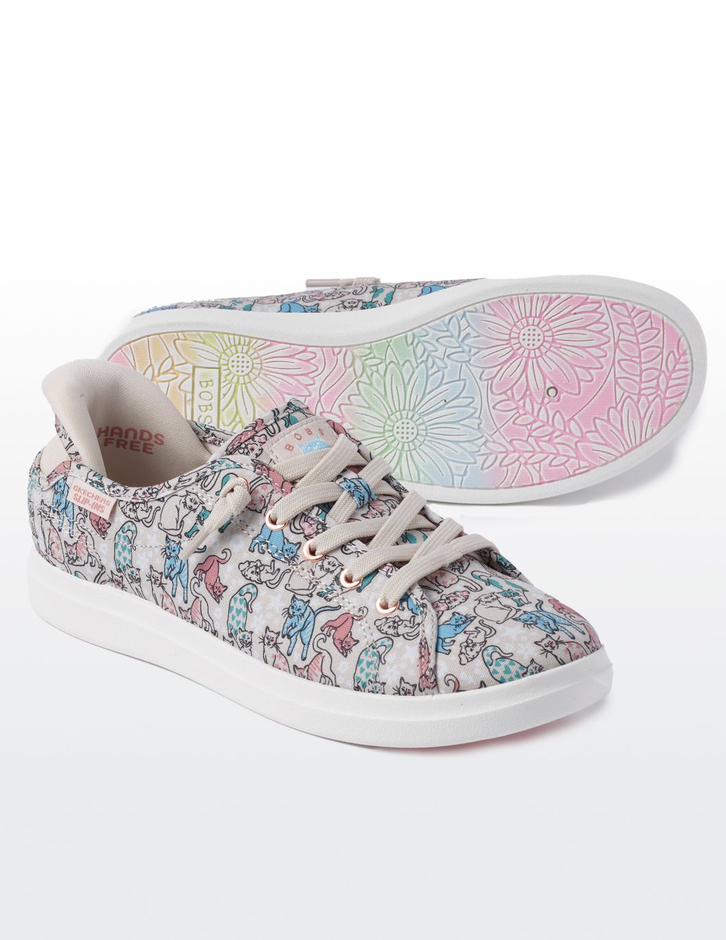 Skechers Women's Tennis Shoe Flower Kitty
