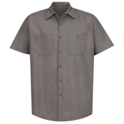 Red Kap Men's Short Sleeve Industrial Work Shirt