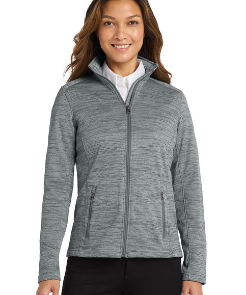 Port Authority Women's Digi Stripe Fleece Jacket