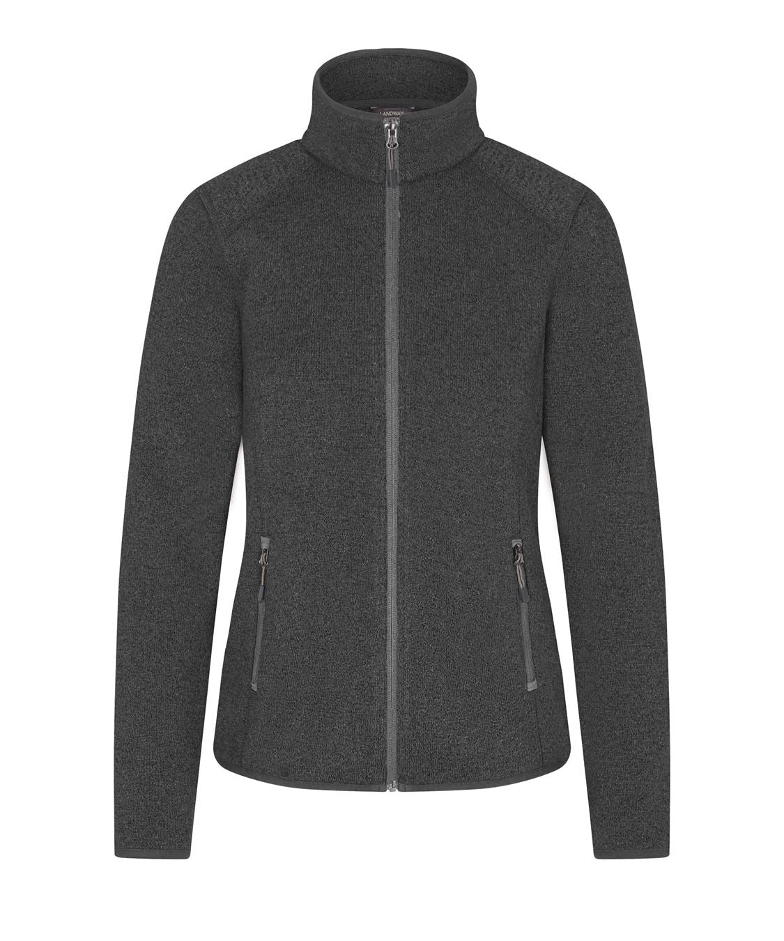 Landway Women's Sweater Knit Fleece Jacket