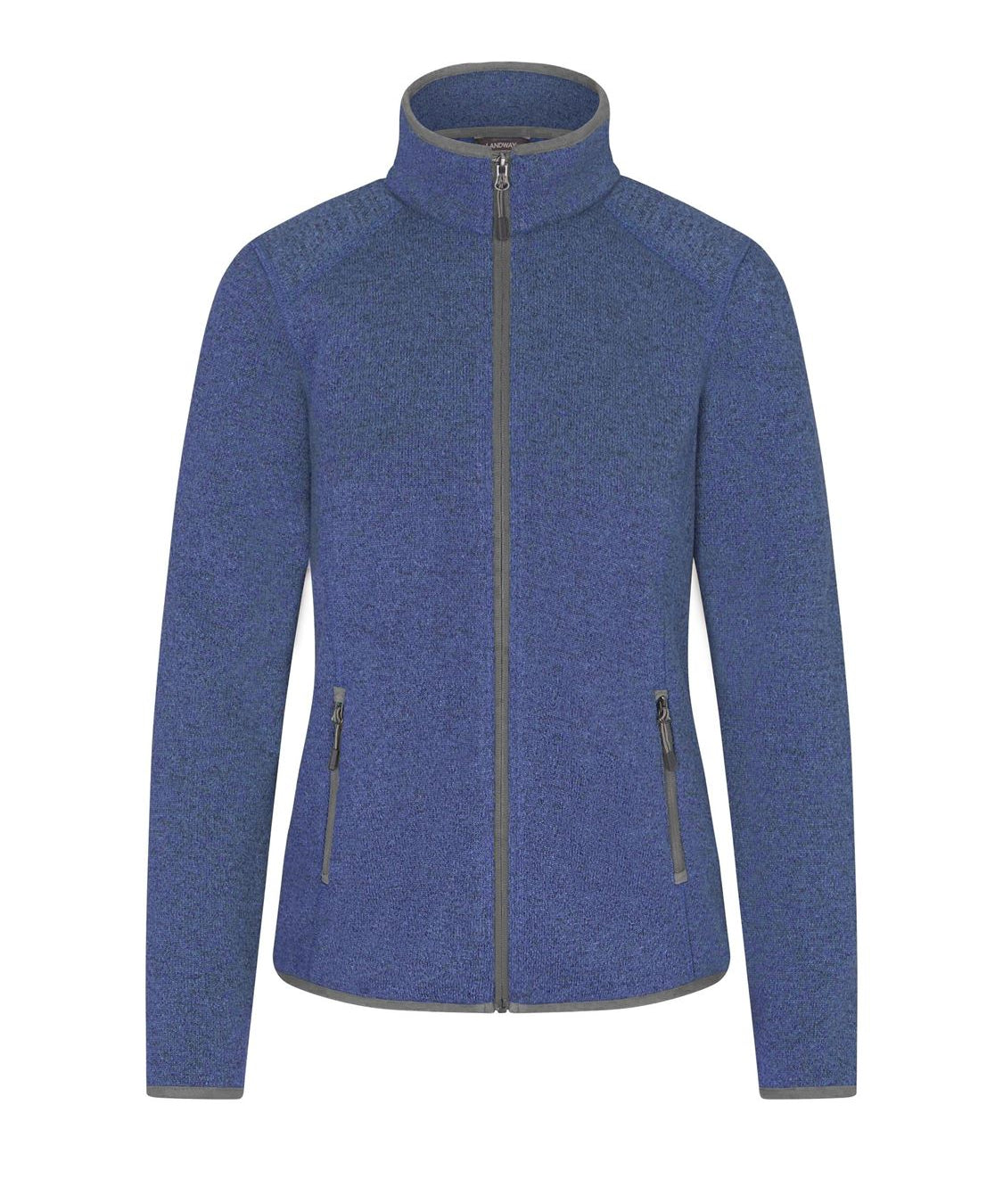Landway Women's Sweater Knit Fleece Jacket