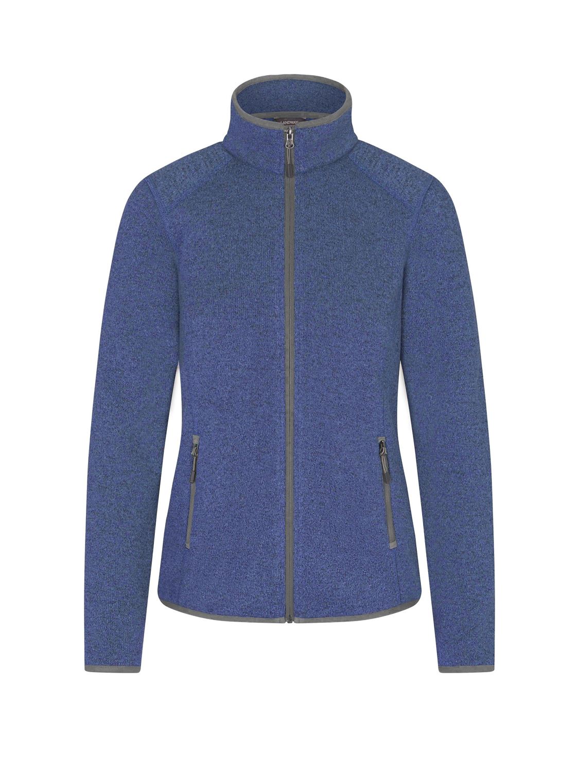 Landway Women's Sweater Knit Fleece Jacket