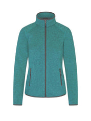 Landway Women's Sweater Knit Fleece Jacket