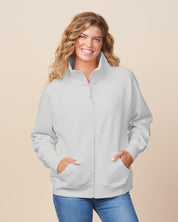 Enza Cadet Collar Full Zip Jacket