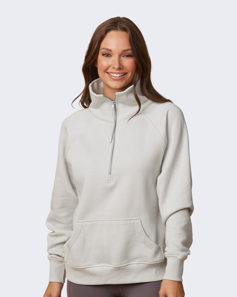 Enza Women's Half Zip Fleece Sweatshirt