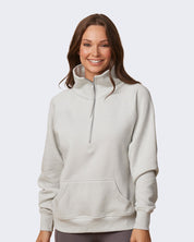 Enza Women's Half Zip Fleece Sweatshirt