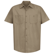 Red Kap Men's Short Sleeve Industrial Work Shirt