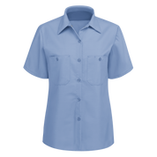 Red Kap Women's Short Sleeve Industrial Work Shirt
