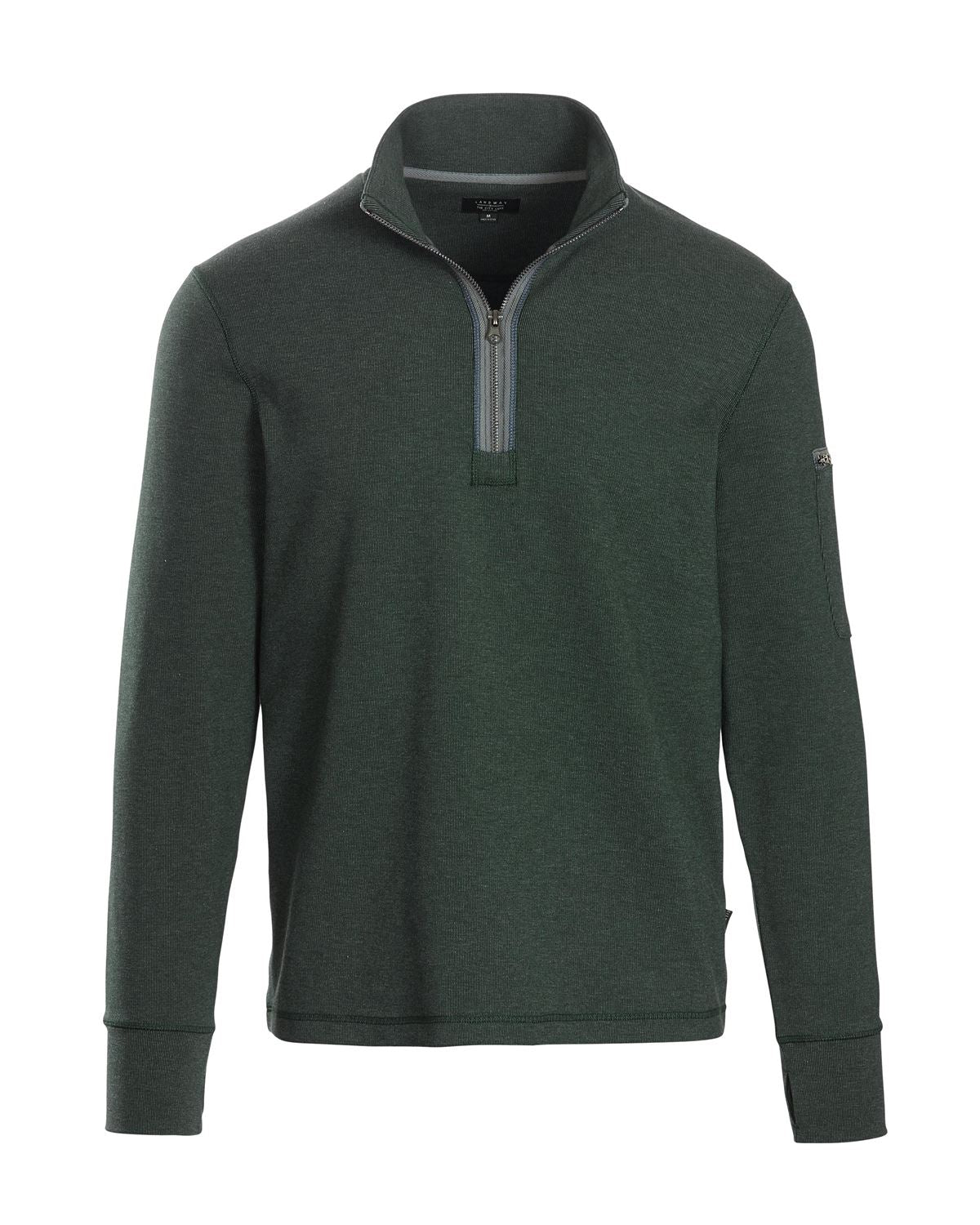 Landway Men's Textured 1/4 Zip Pullover Sweatshirt