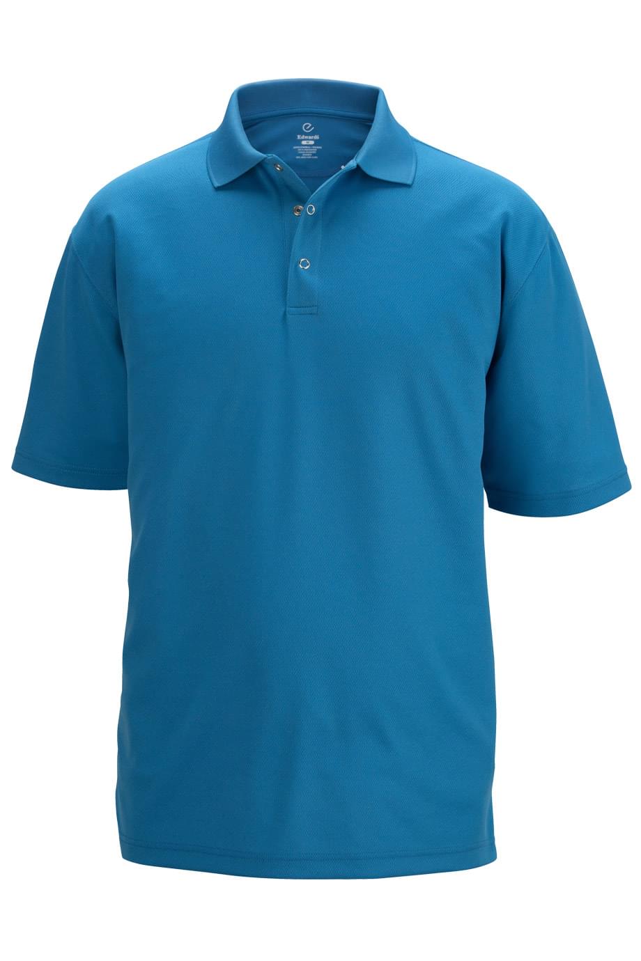 Unisex Food Service Mesh Polo With Snap Front
