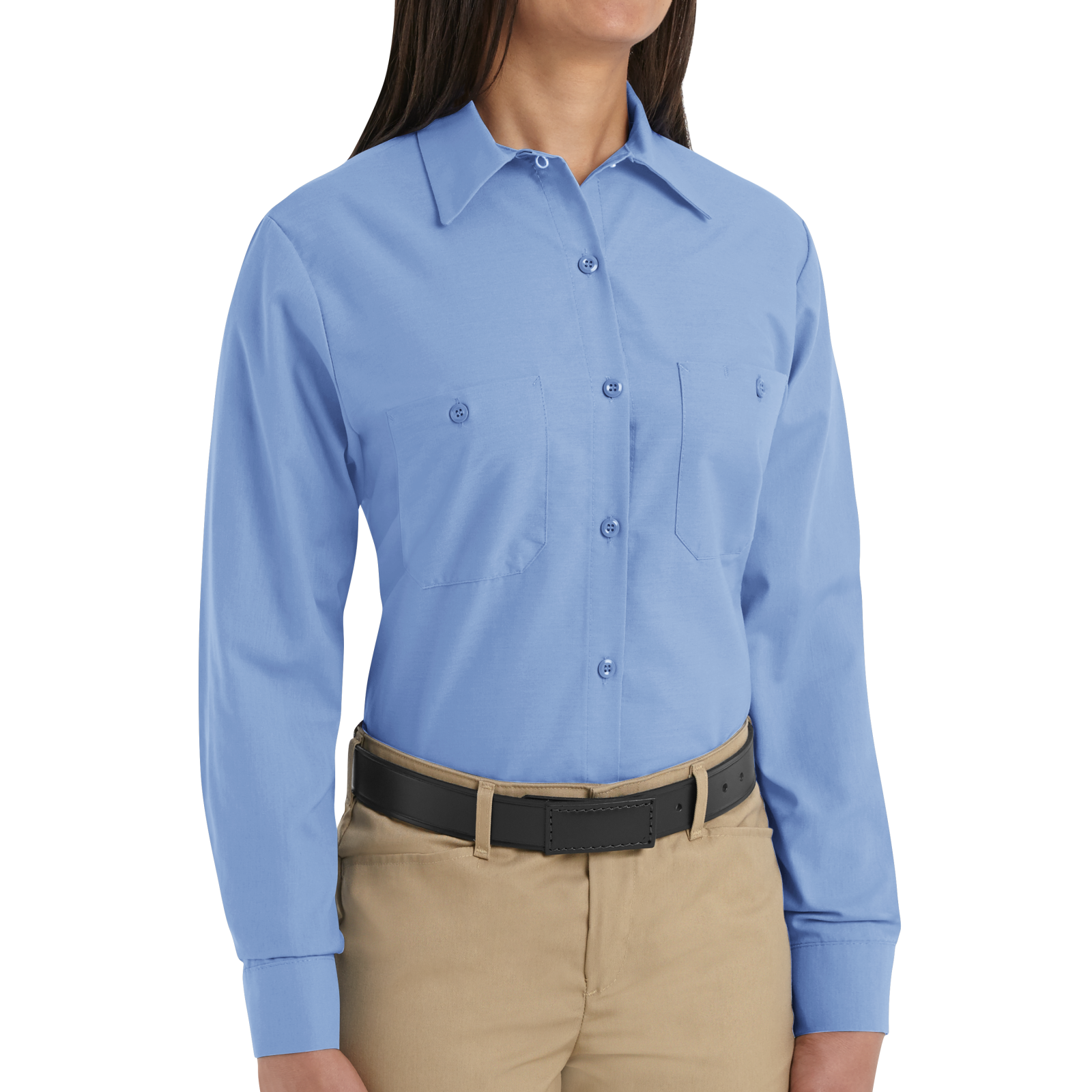 Red Kap Women's Long Sleeve Industrial Work Shirt