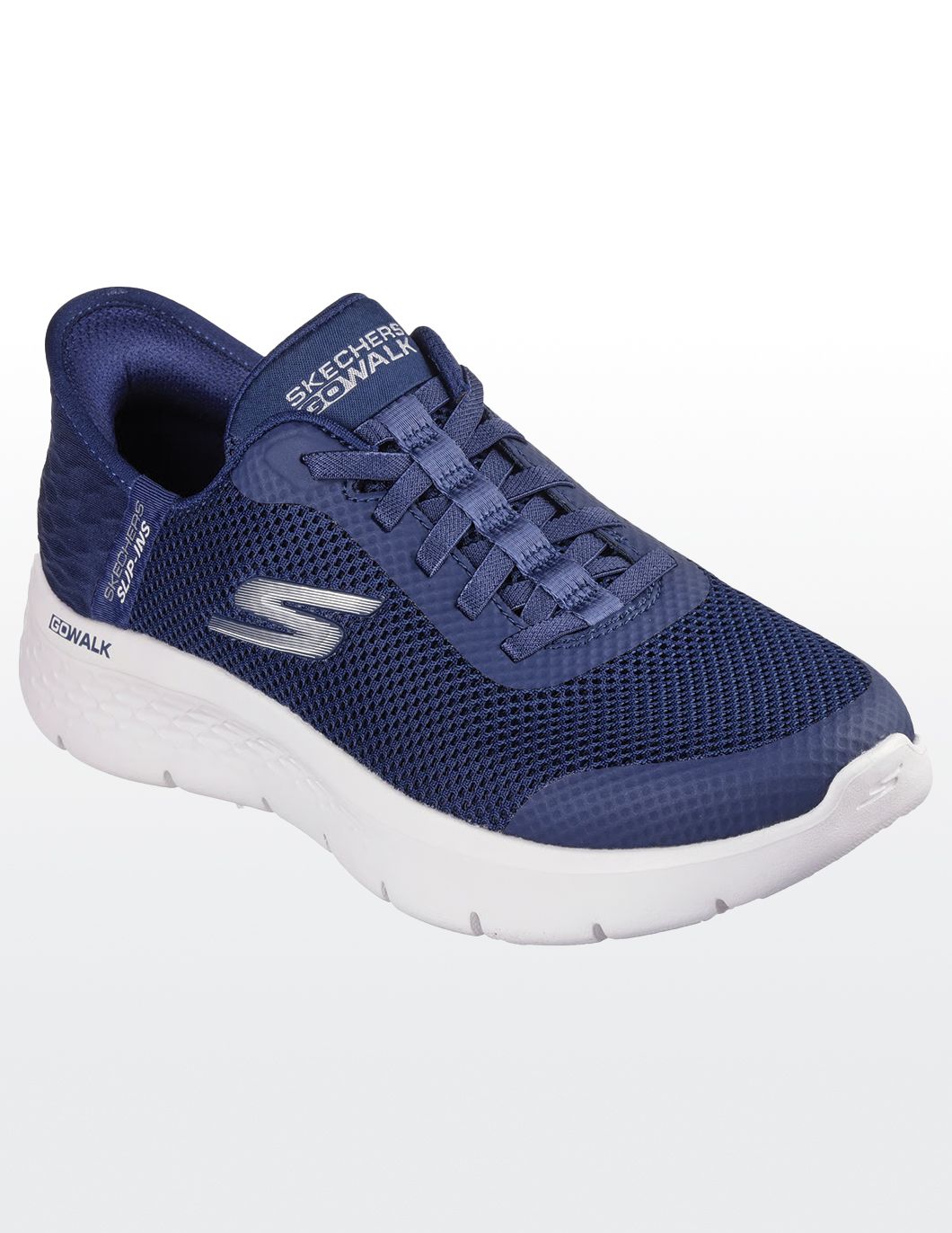 Skechers Women's Go Walk Flex Shoes Navy/White