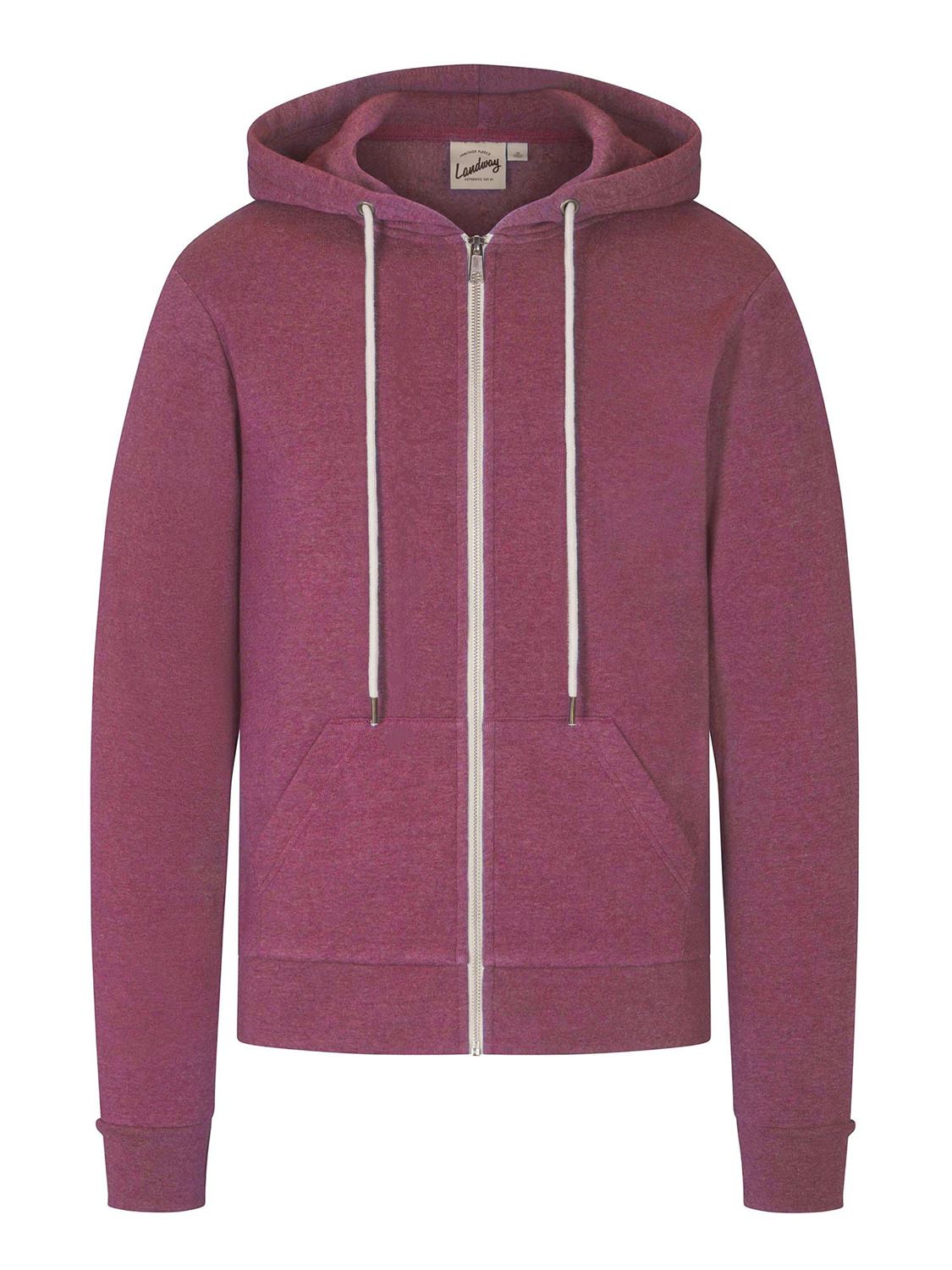 Landway Unisex Full Zip Hooded Fleece Sweatshirt