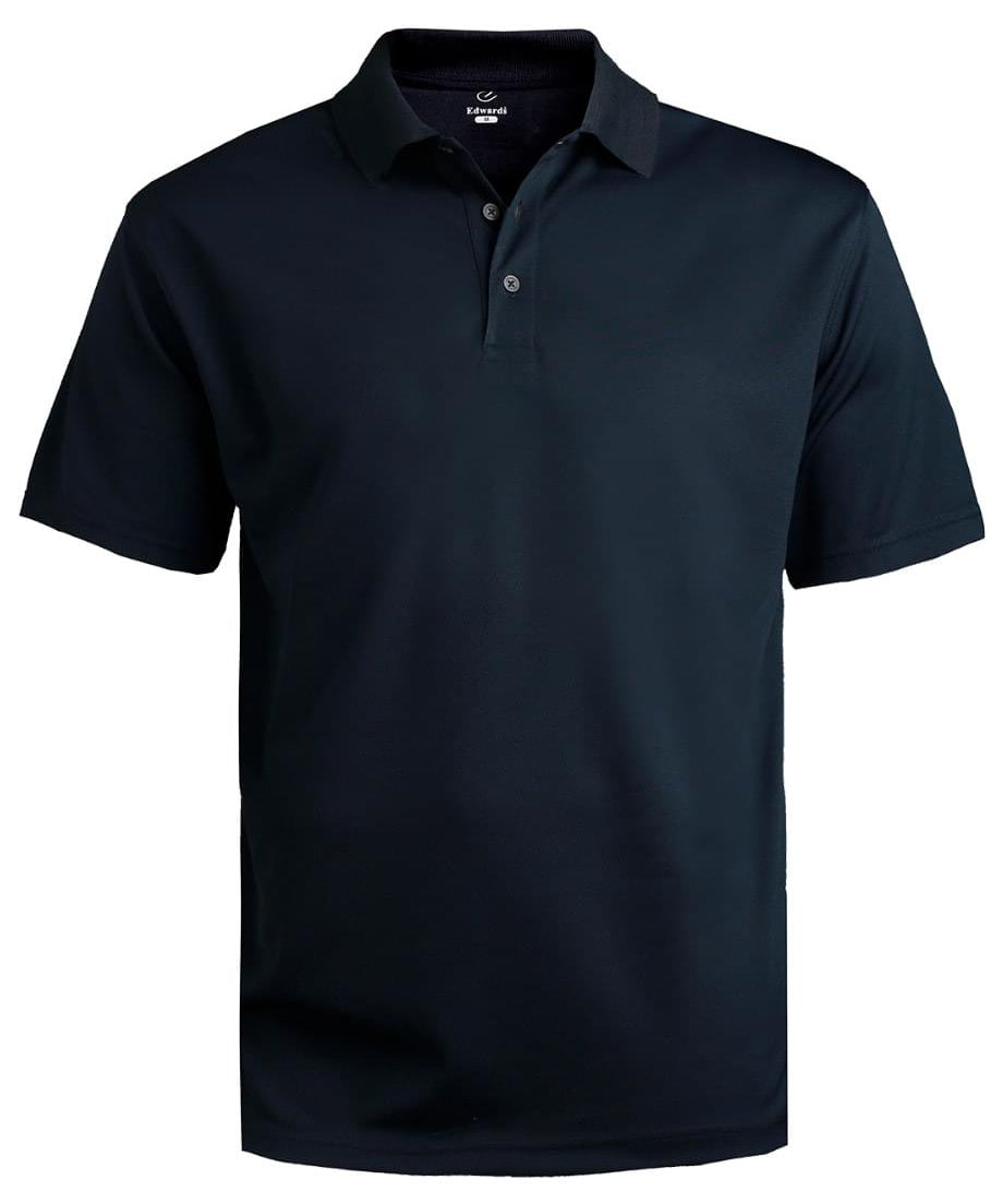 Edwards Men's Hi-Performance Mesh Polo Shirt
