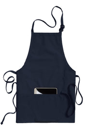 Edwards 3-Pocket Bib Apron