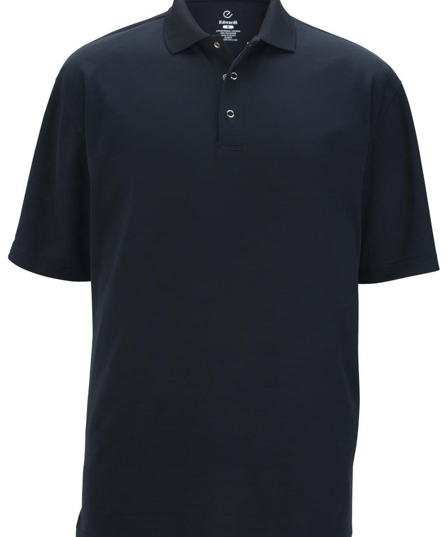 Unisex Food Service Mesh Polo With Snap Front