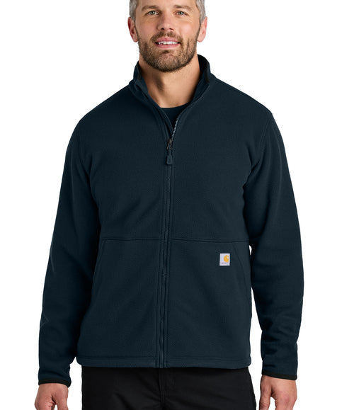 Carhartt Men's Textured Full Zip Fleece Jacket