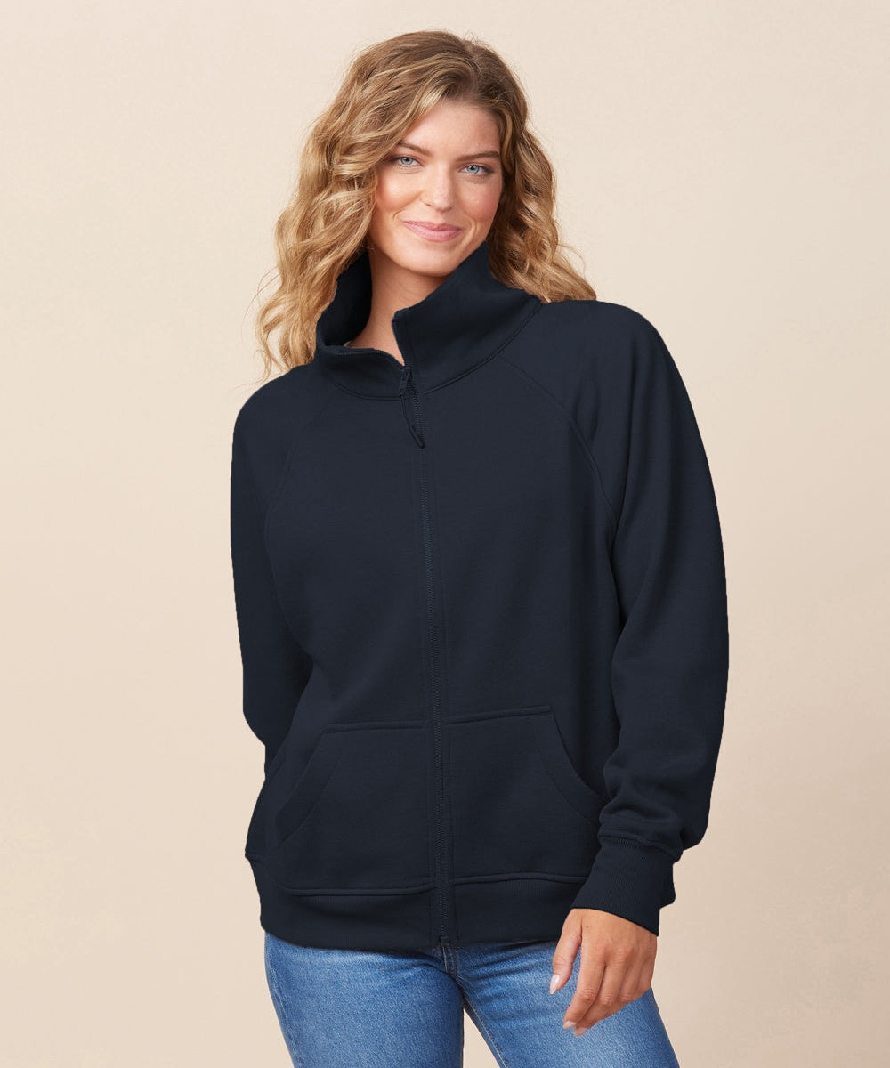 Enza Cadet Collar Full Zip Jacket
