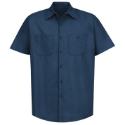 Red Kap Men's Short Sleeve Industrial Work Shirt
