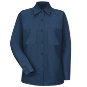 Red Kap Women's Long Sleeve Industrial Work Shirt