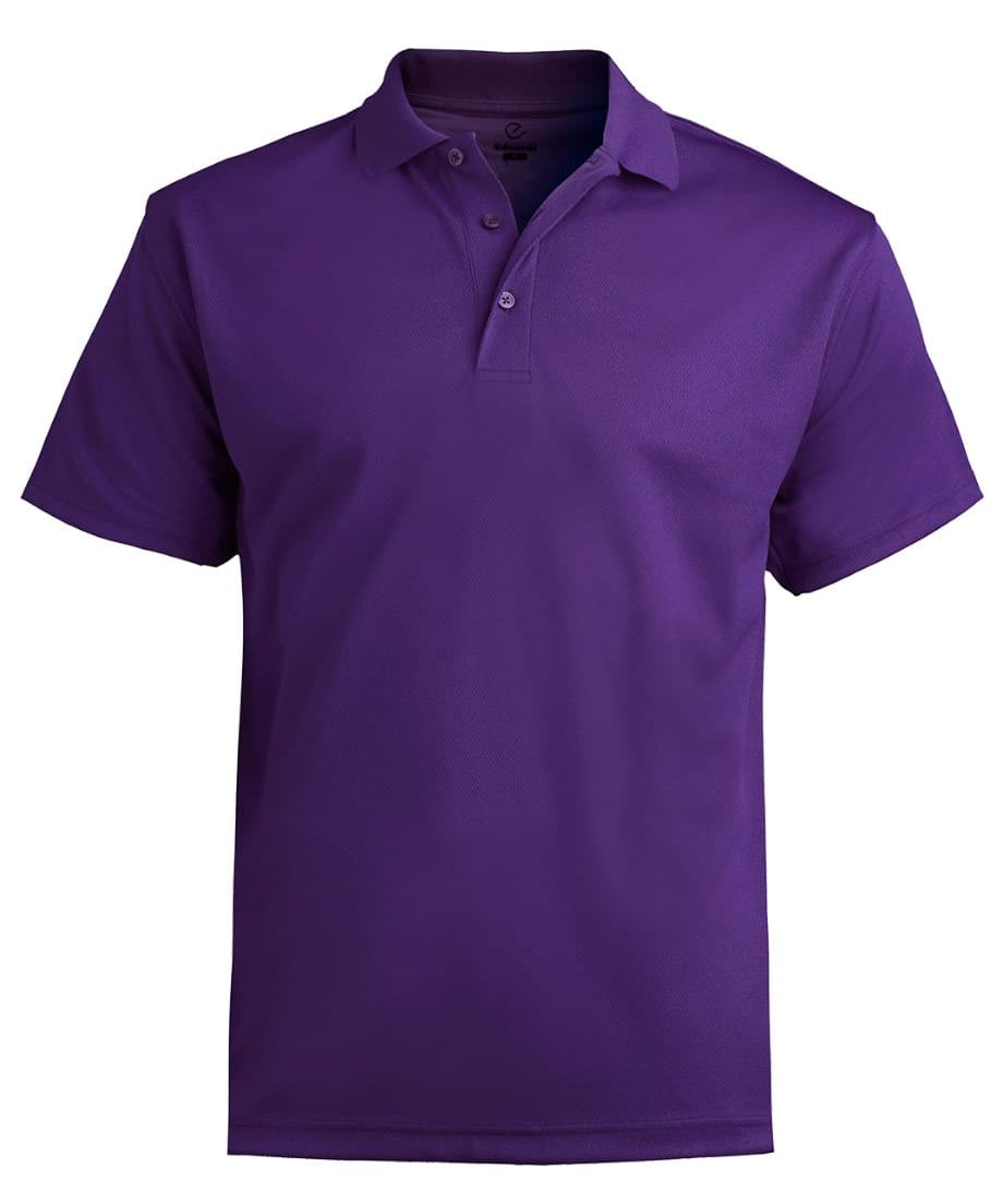 Edwards Men's Hi-Performance Mesh Polo Shirt