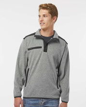 Dri Duck Men's 1/4 Snap Sweatshirt