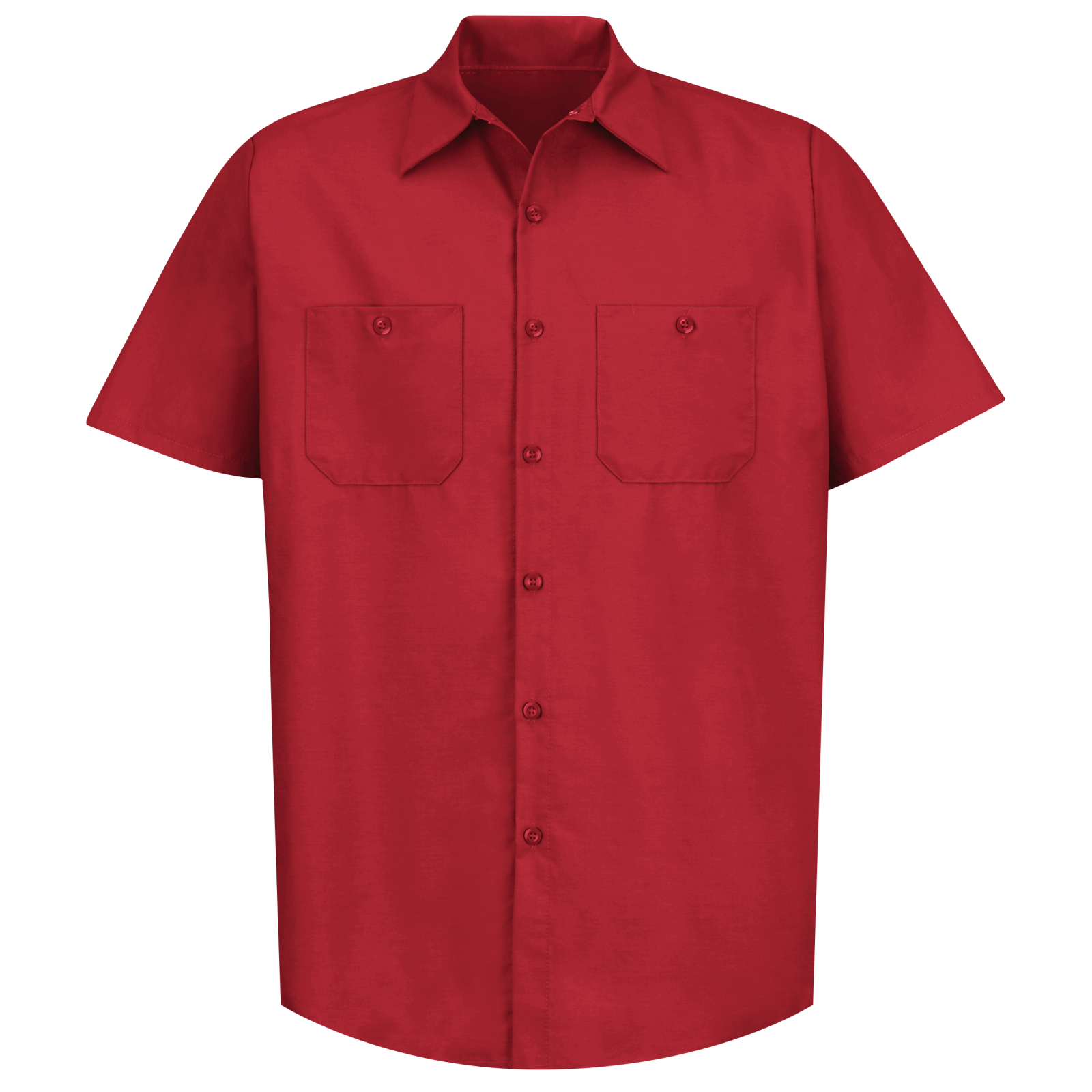 Red Kap Men's Short Sleeve Industrial Work Shirt