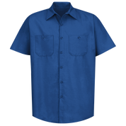 Red Kap Men's Short Sleeve Industrial Work Shirt