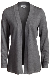 Ladies Shirttail Open Cotton Cardigan