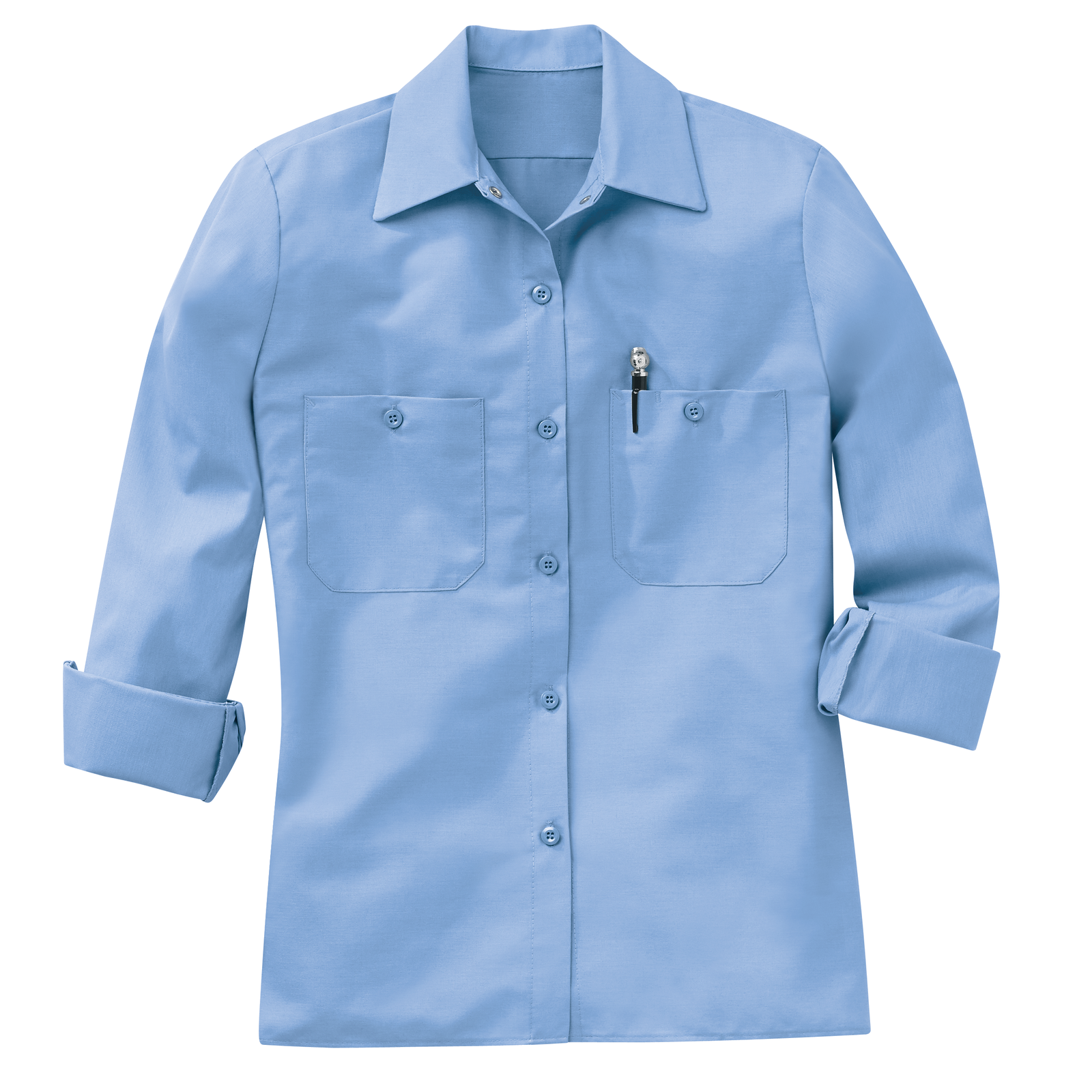 Red Kap Women's Long Sleeve Industrial Work Shirt