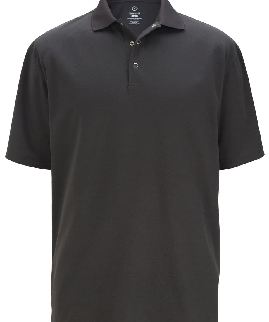 Unisex Food Service Mesh Polo With Snap Front