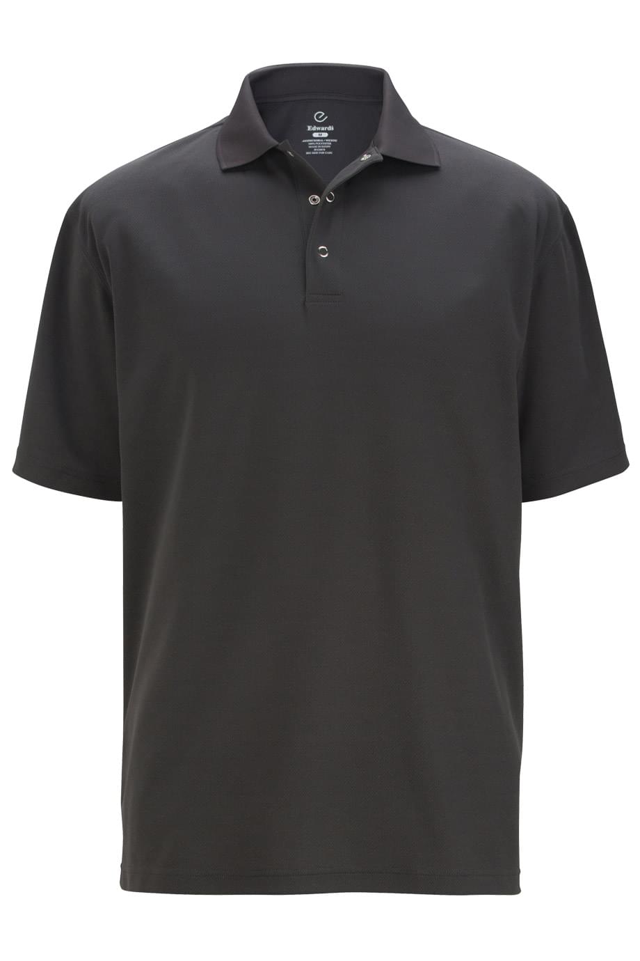 Unisex Food Service Mesh Polo With Snap Front